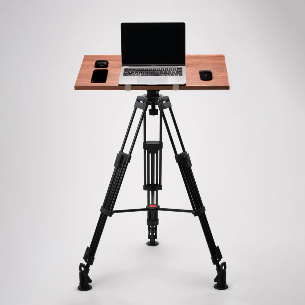 Escritorio de Pie Trípode Pro — Plegable, Portátil y de Altura Ajustable
