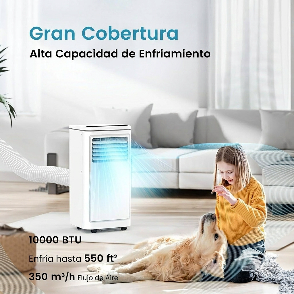 Aire Acondicionado Portátil 4 en 1